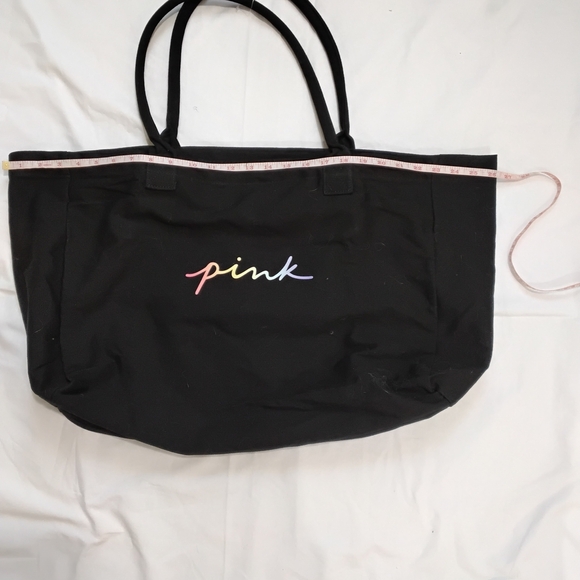 PINK Victoria's Secret Black Tote Bag - Picture 4 of 9